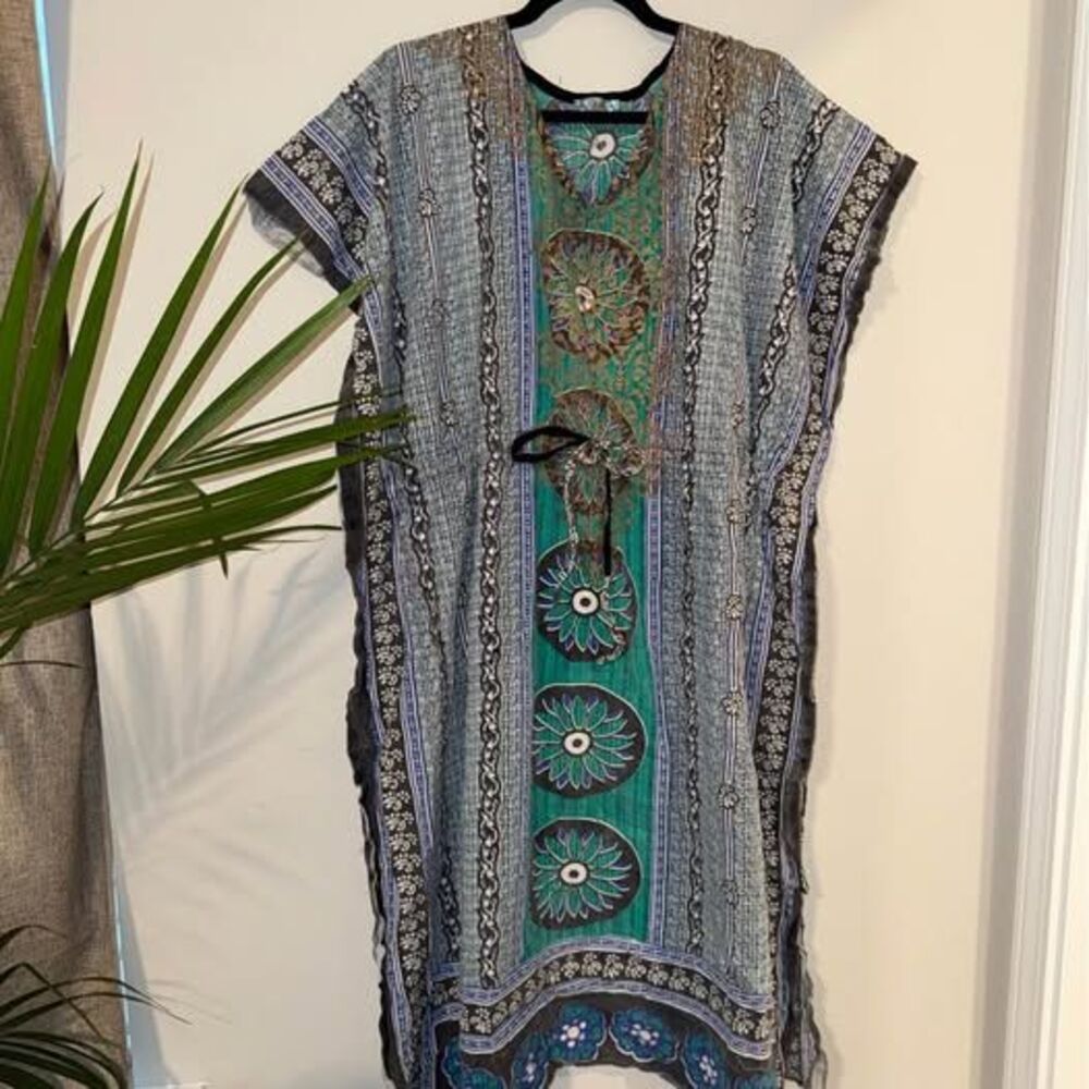 J Glee Kaftan Dress FREE SIZE
